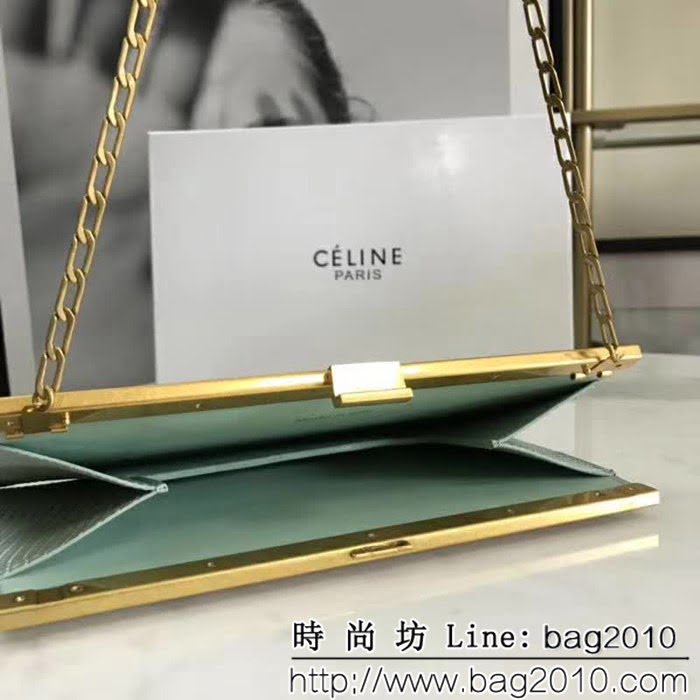 CELINE賽琳原單 專櫃最新款復古優雅風格Clas 銅鏈小包 SL1476